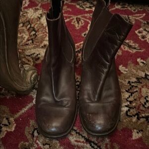 Coach, Brown, Leather, Ankle Boots, 8.5